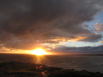 SX16463 Sunset over Porthcawl from Ogmore by Sea.jpg